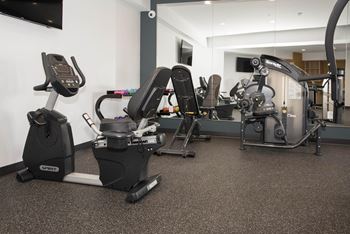 Modern fitness center